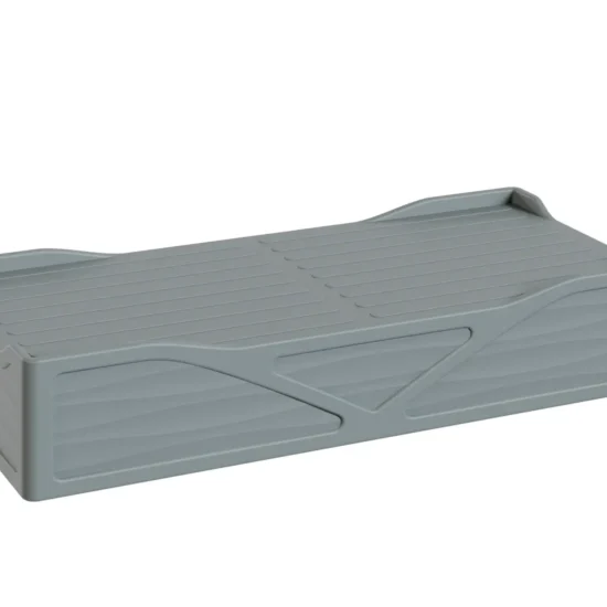 Monobloc bed psychiatry, mental health, autism, people with ASD (autism spectrum disorder), isolation room, prison environment